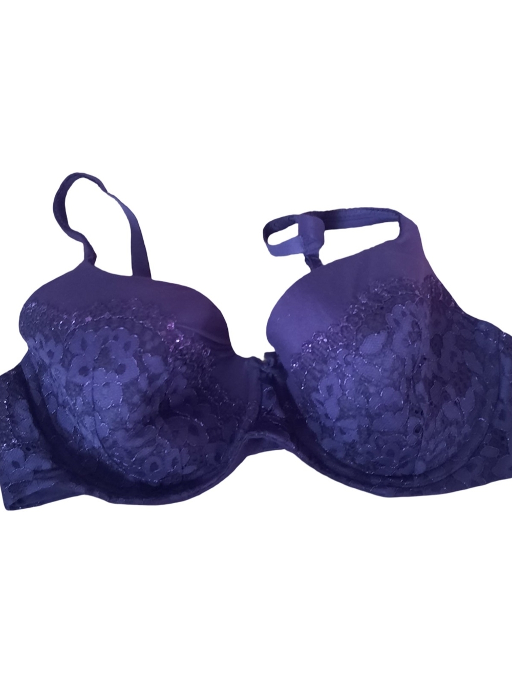 Victoria's Secret Deep Purple Lace Demi Underwire Bra